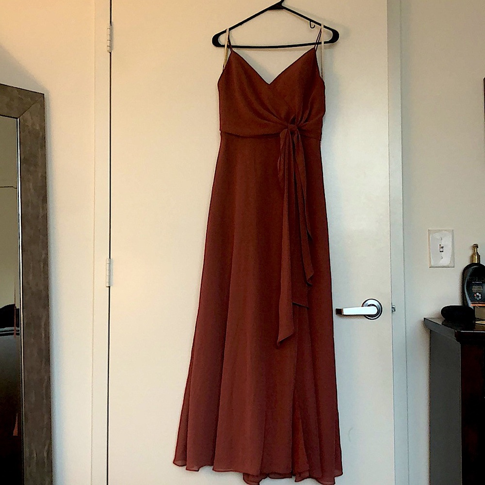 Jenny Yoo Alma Bridesmaid Dress in English Rose